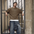 Unisex Cropped Loose T-shirt(280GSM)