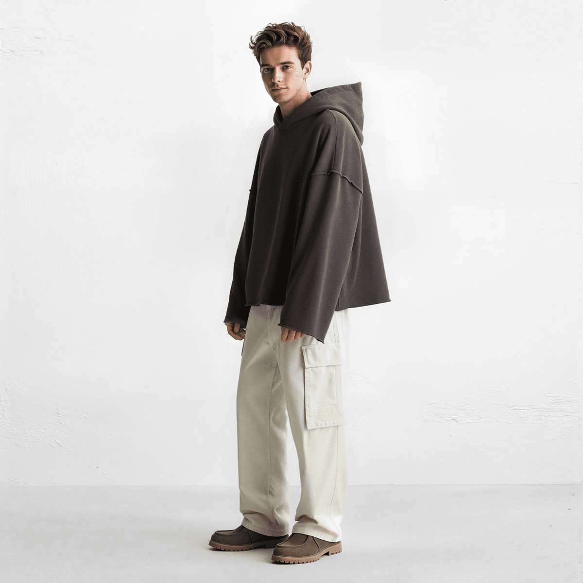 Unisex Boxy Hoodie（460GSM)