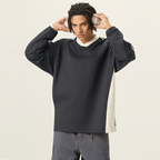 Colorblock V-neck Long Sleeve Shirt