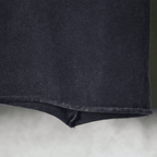 Unisex Cropped Snow Washed T-shirt(300GSM)