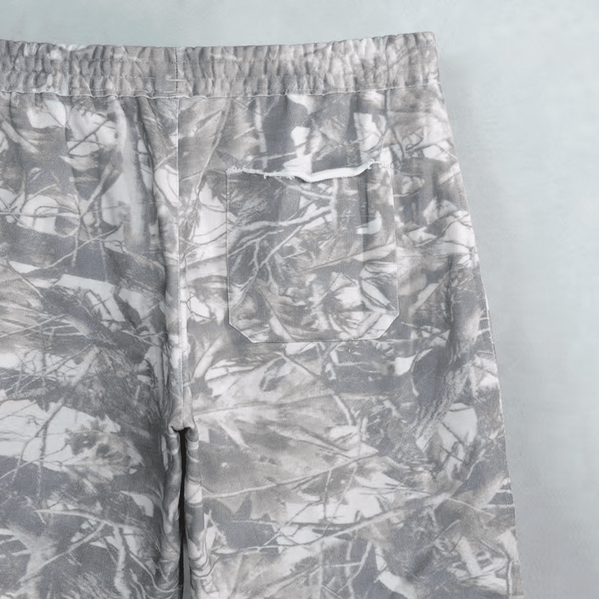 Unisex 100% Cotton French Terry Camo Shorts（400GSM）