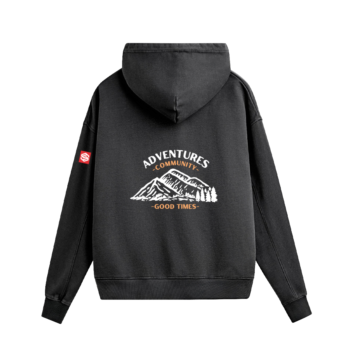 Unisex Heavyweight Washed Boxy Hoodie