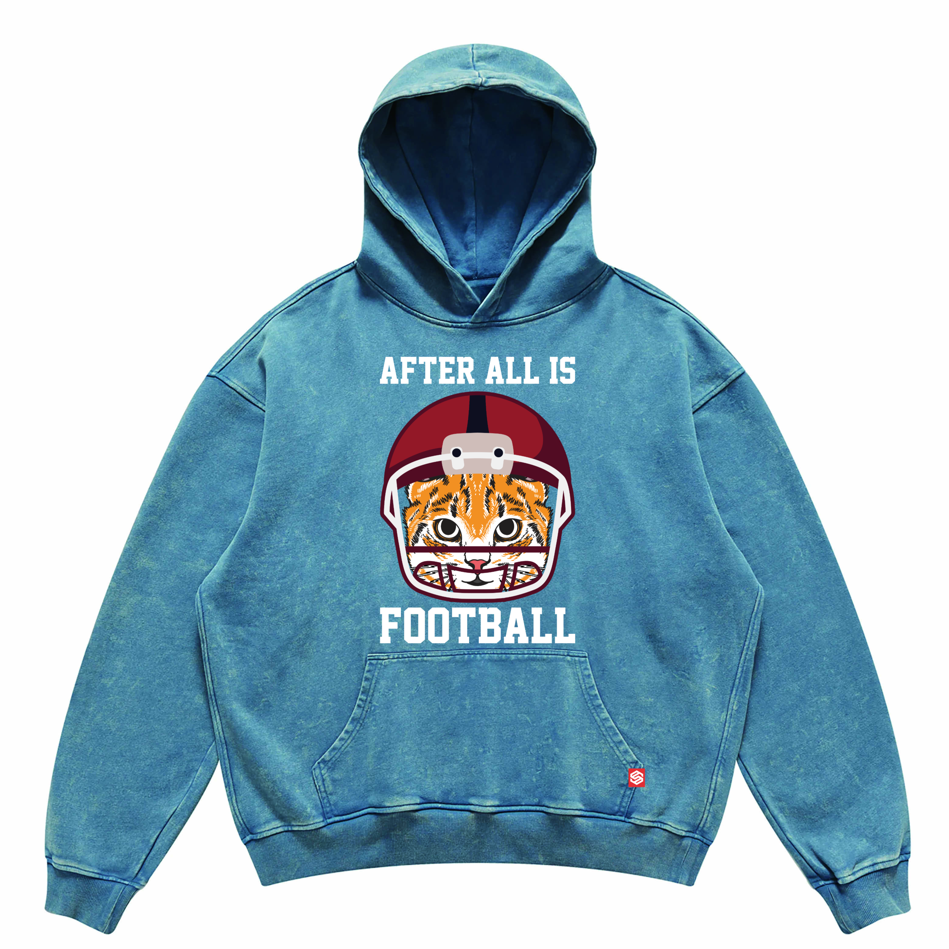 Unisex Super Heavyweight Oversized Faded Hoodie(440GSM)