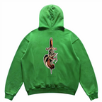 Unisex Super Heavyweight Oversized Faded Hoodie(440GSM)