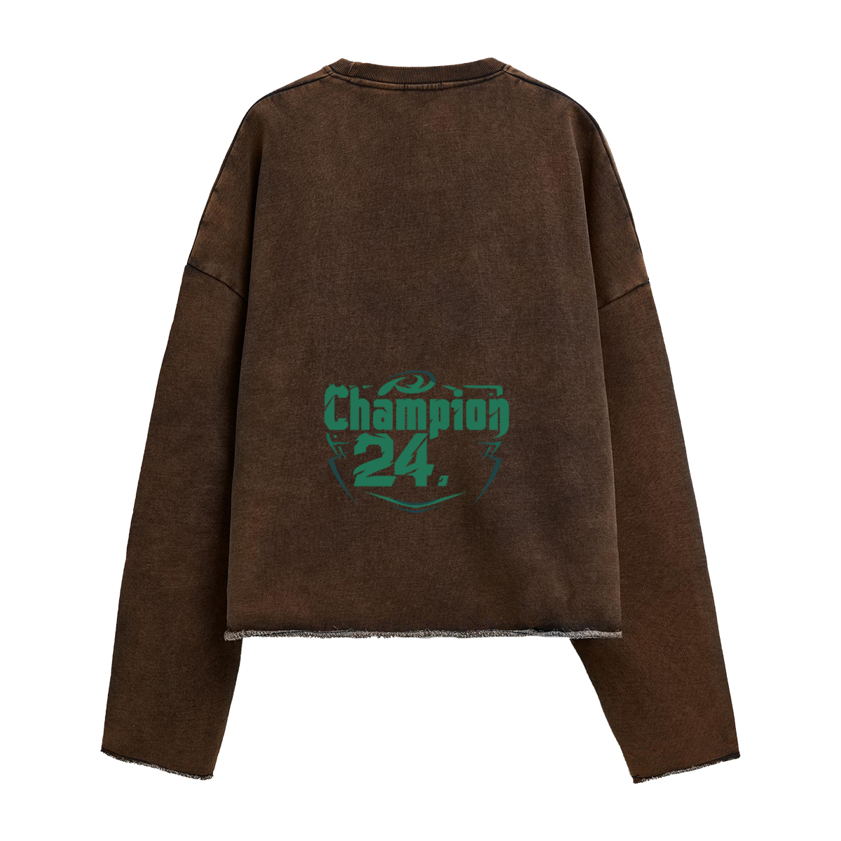 440GSM Unisex Washed Cropped Sweatshirt