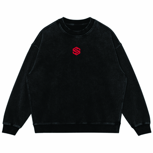 Unisex Super Heavyweight Oversized Faded Sweatshirt(440GSM)