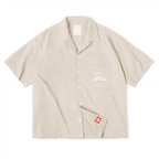 Cuban Collar Short-sleeve Shirt