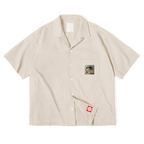 Cuban Collar Short-sleeve Shirt
