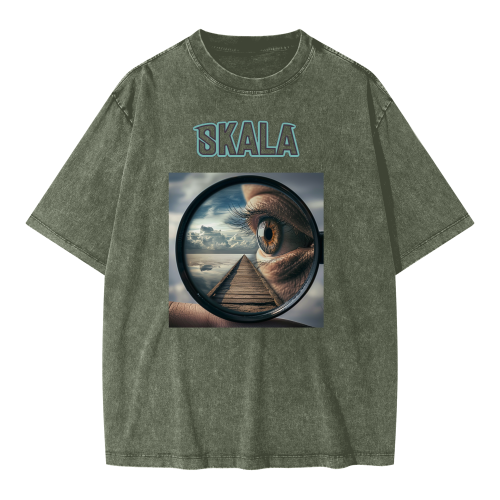 Unisex Oversized Snow Wash T-shirt(285GSM)