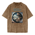 Unisex Oversized Snow Wash T-shirt(285GSM)