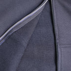 Unisex Heavyweight Fur-Trim Zip-Up Hoodie (400GSM)