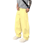 Unisex Loose Fit Straight-Leg Jeans with Soft Washed Finish