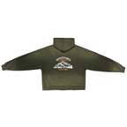 Unisex Washed Distressed Dystopian Streetwear Zip-Up Hoodie(420GSM)