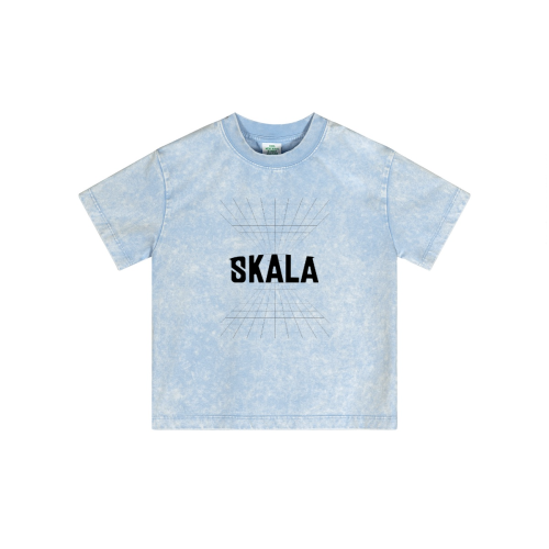 Streetwear Kids Vintage Washed T-Shirt (240GSM)