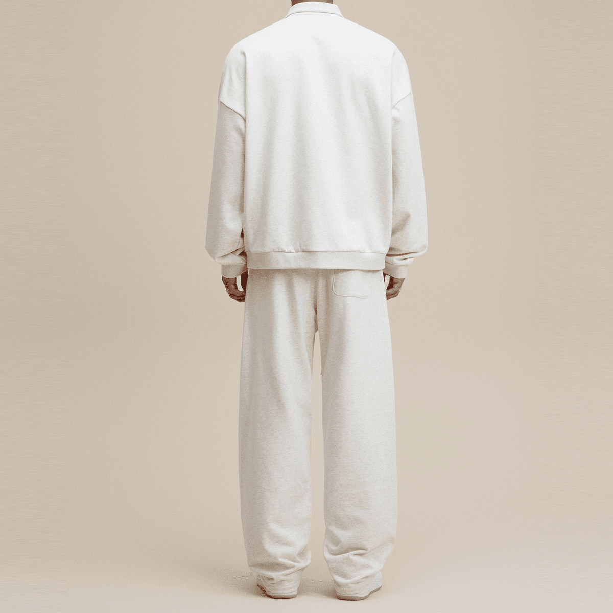 Men’s Half-Placket Polo Collar Sweatshirt