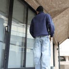 Unisex Stand-Up Collar Half-Zip Panelled Sweatshirt（460GSM）