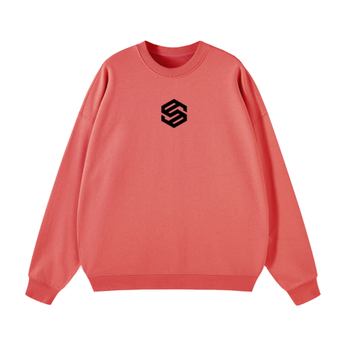 Unisex 100% Cotton Lightweight Oversize Crewneck Sweatshirt (290 GSM)