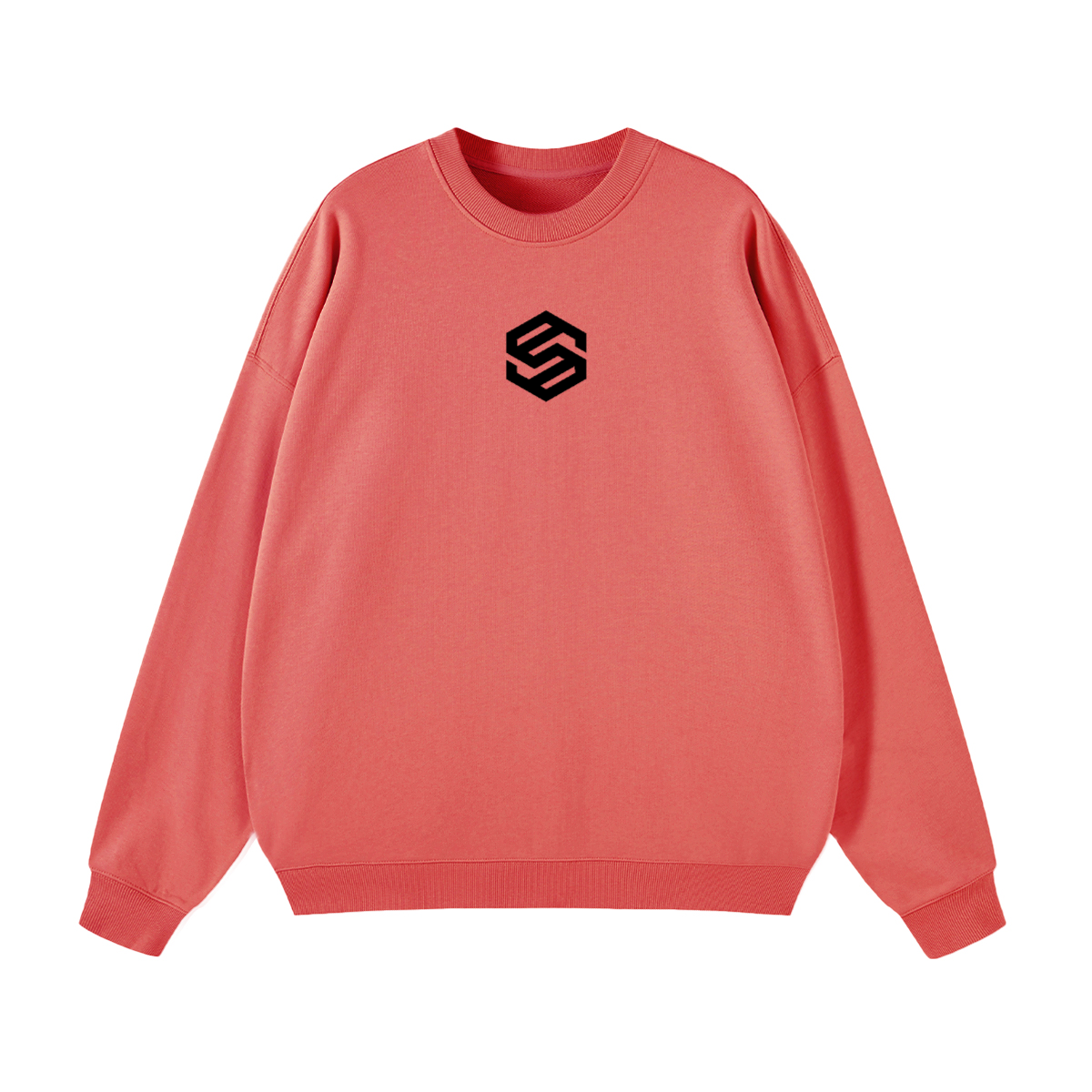 Unisex 100% Cotton Lightweight Oversize Crewneck Sweatshirt (290 GSM)