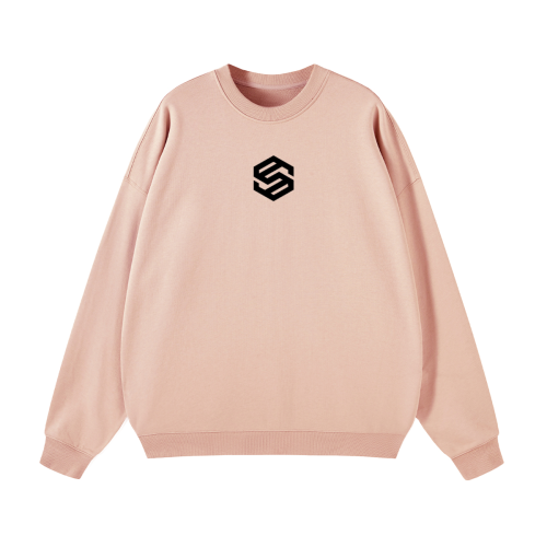 Unisex 100% Cotton Lightweight Oversize Crewneck Sweatshirt (290 GSM)