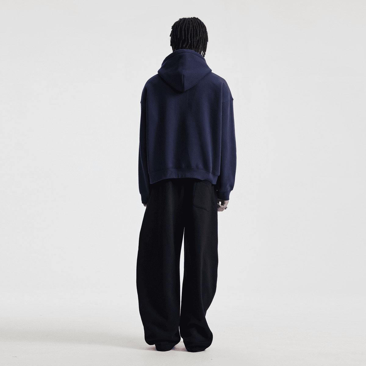 unisex cropped fleece hoodie