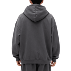 Unisex Cropped Oversized Zip-up Hoodie (460 GSM)