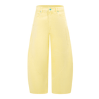 Unisex Loose Fit Straight-Leg Jeans with Soft Washed Finish