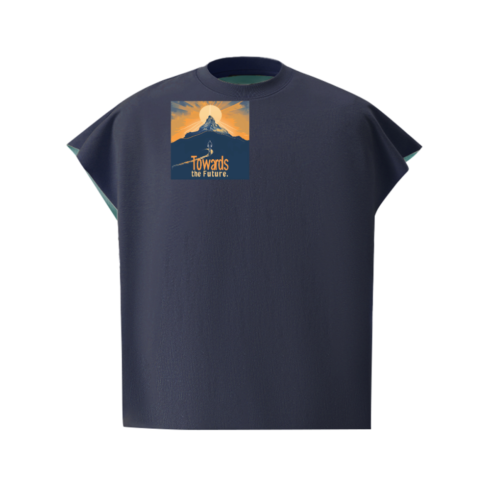 Unisex Reversible Boxy Fit Cropped T-Shirt（240GSM)