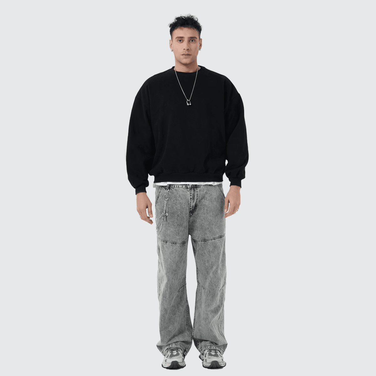 Unisex Heavyweight Oversized Crewneck Sweatshirt (460GSM)