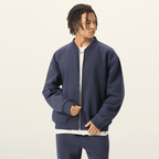 Unisex Fleece Zip-Up Baseball Jacket（360GSM）