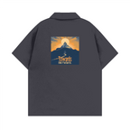 Cuban Collar Short-sleeve Shirt