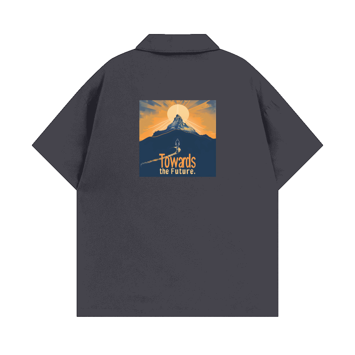 Cuban Collar Short-sleeve Shirt