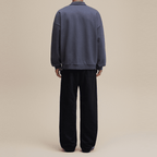 Men’s Half-Placket Polo Collar Sweatshirt