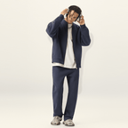 Unisex Fleece Zip-Up Baseball Jacket