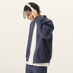 Unisex Fleece Zip-Up Baseball Jacket（360GSM）