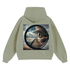 Unisex Cropped Drop Shoulder Heavyweight Oversized Hoodie(460GSM)