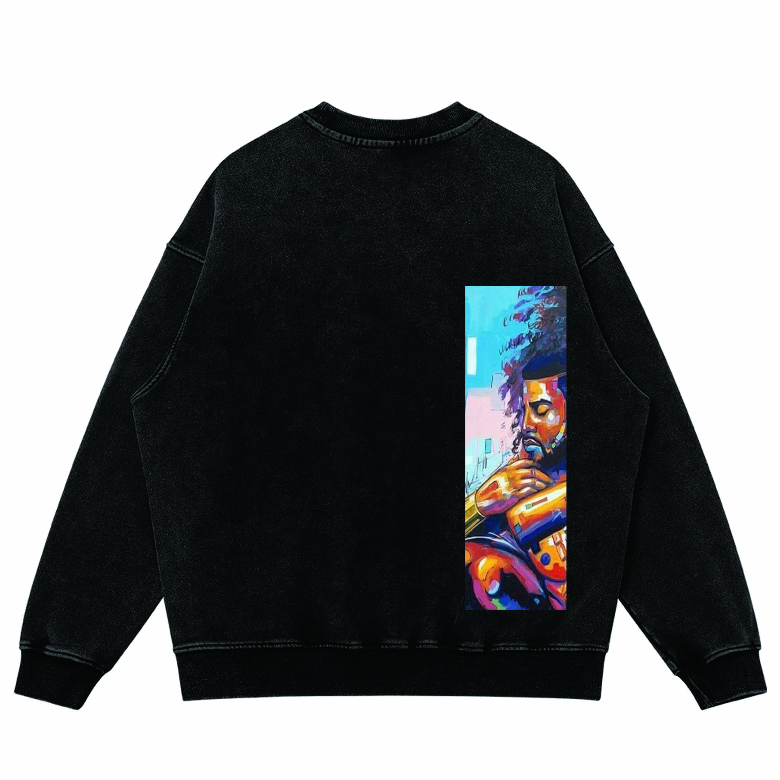 Unisex Super Heavyweight Oversized Faded Sweatshirt(440GSM)