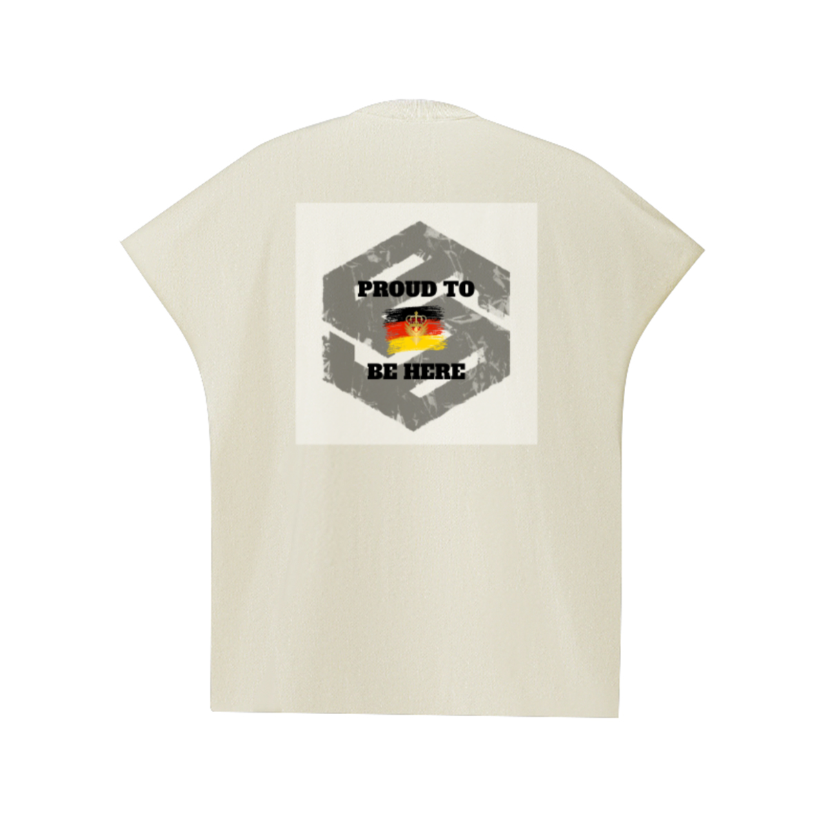 Unisex Reversible Boxy Fit Cropped T-Shirt（240GSM)