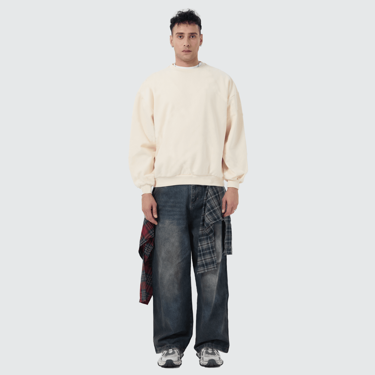 Unisex Heavyweight Oversized Crewneck Sweatshirt (460GSM)