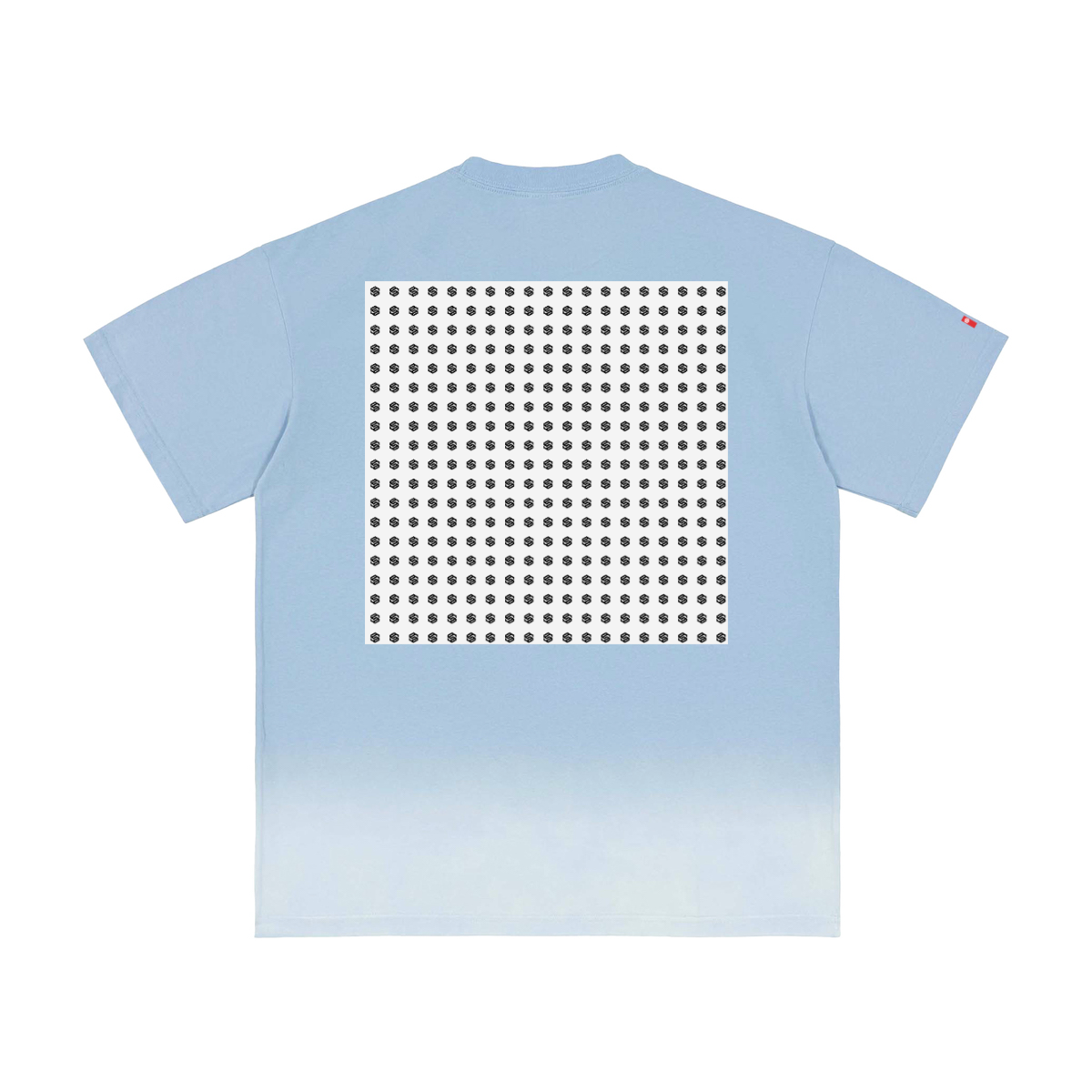 Bottom Sunfade Gradient Washed Vintage T-Shirt(250GSM)