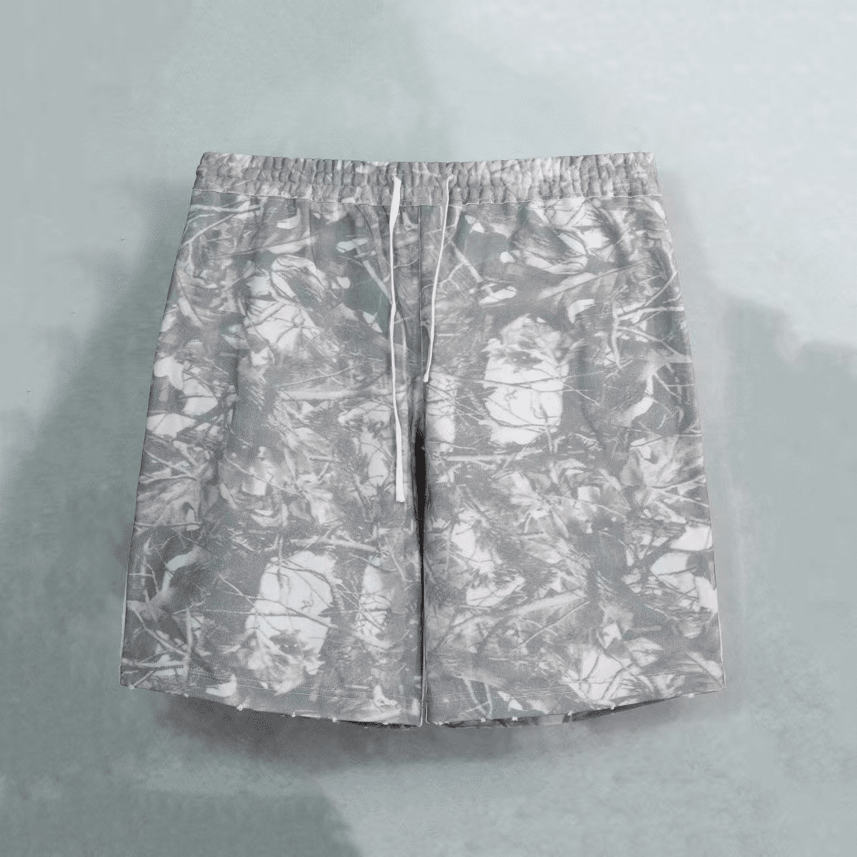 Unisex 100% Cotton French Terry Camo Shorts（400GSM）