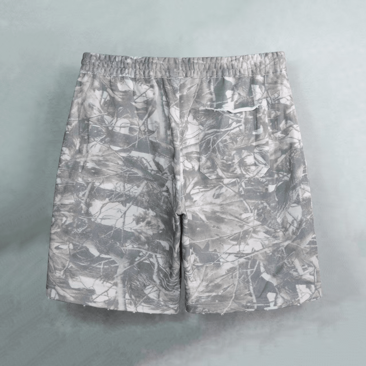 Unisex 100% Cotton French Terry Camo Shorts（400GSM）