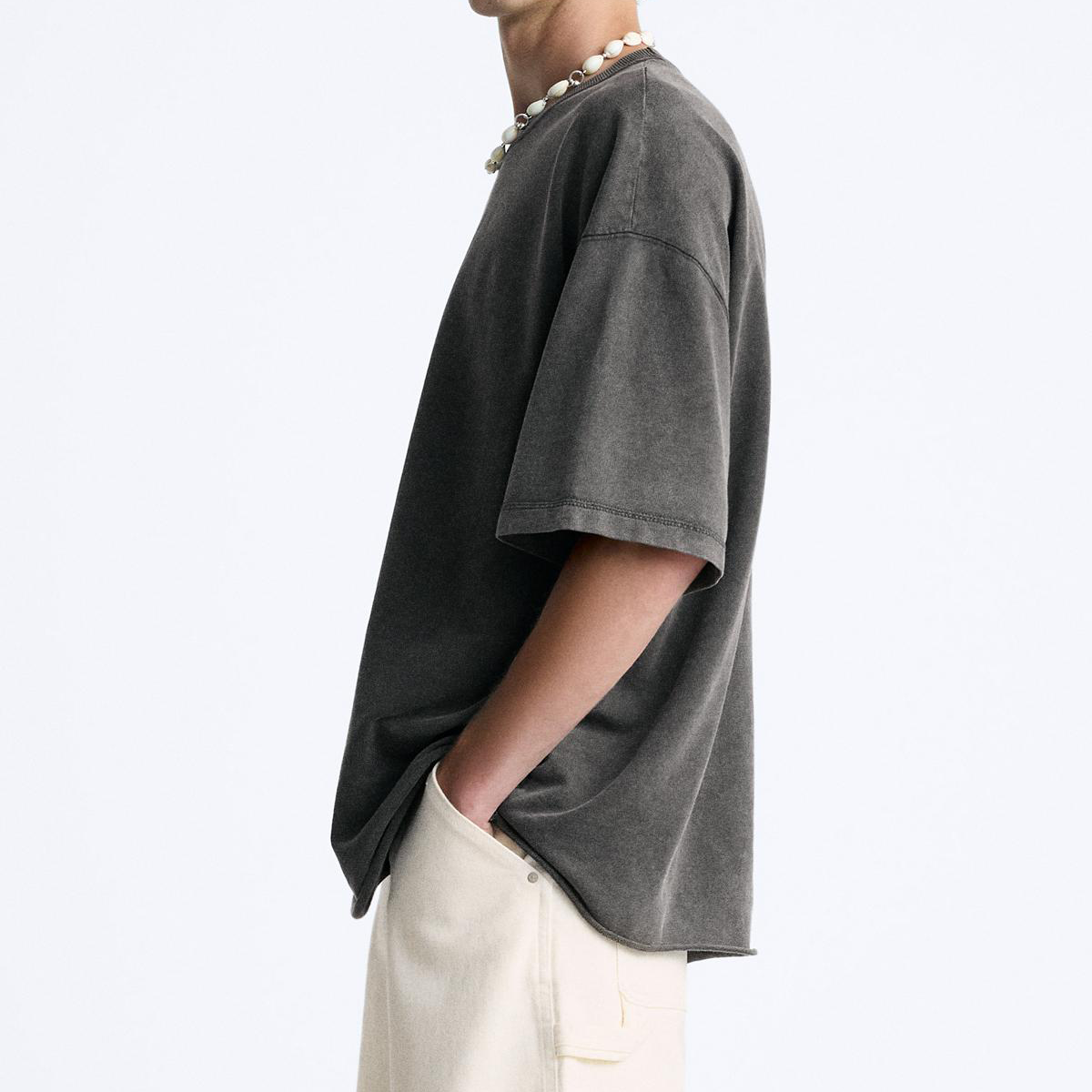 Unisex Washed Oversized Short Sleeve T-Shirt