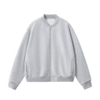 Unisex Fleece Zip-Up Baseball Jacket（360GSM）