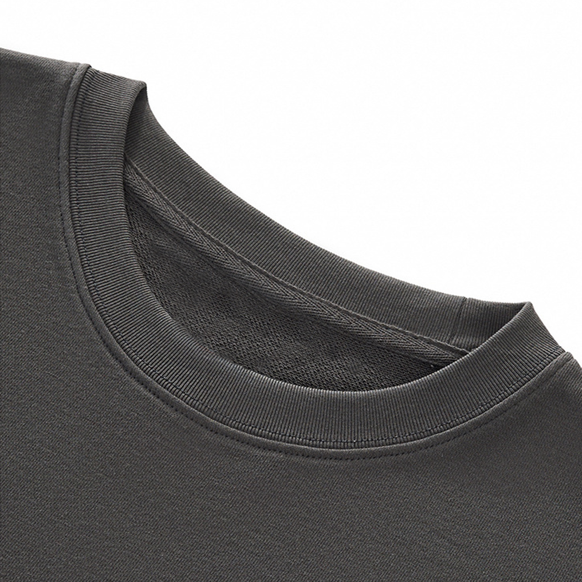 Mens Cropped Terry T-shirt