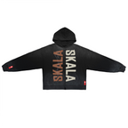 Unisex Washed Distressed Dystopian Streetwear Zip-Up Hoodie(420GSM)