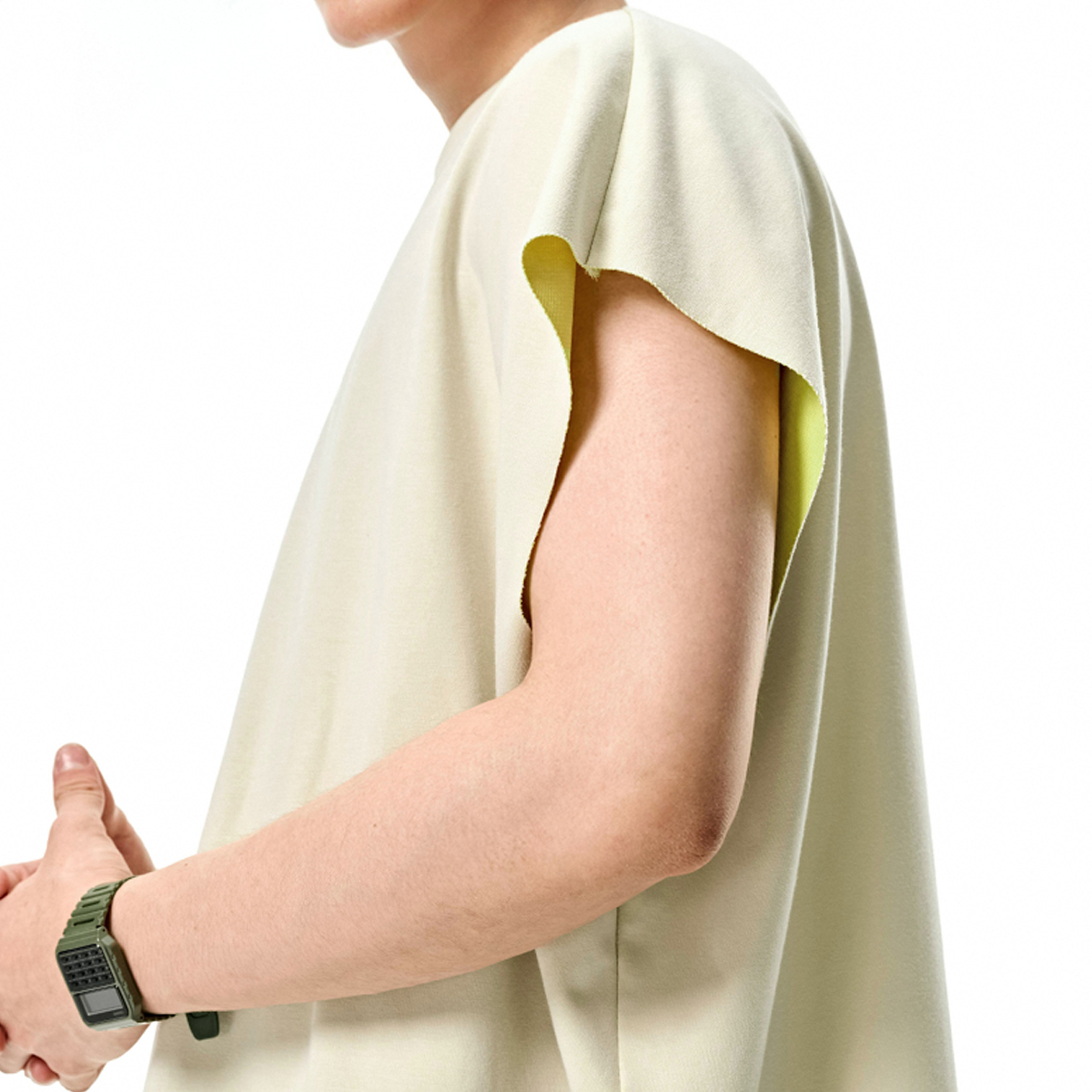 Unisex Reversible Boxy Fit Cropped T-Shirt（240GSM)