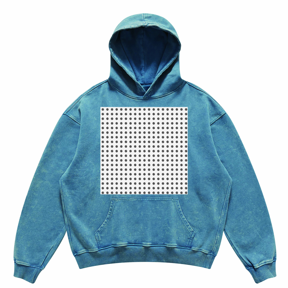 Unisex Super Heavyweight Oversized Faded Hoodie(440GSM)