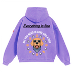 Unisex Cropped Drop Shoulder Heavyweight Oversized Hoodie(460GSM)