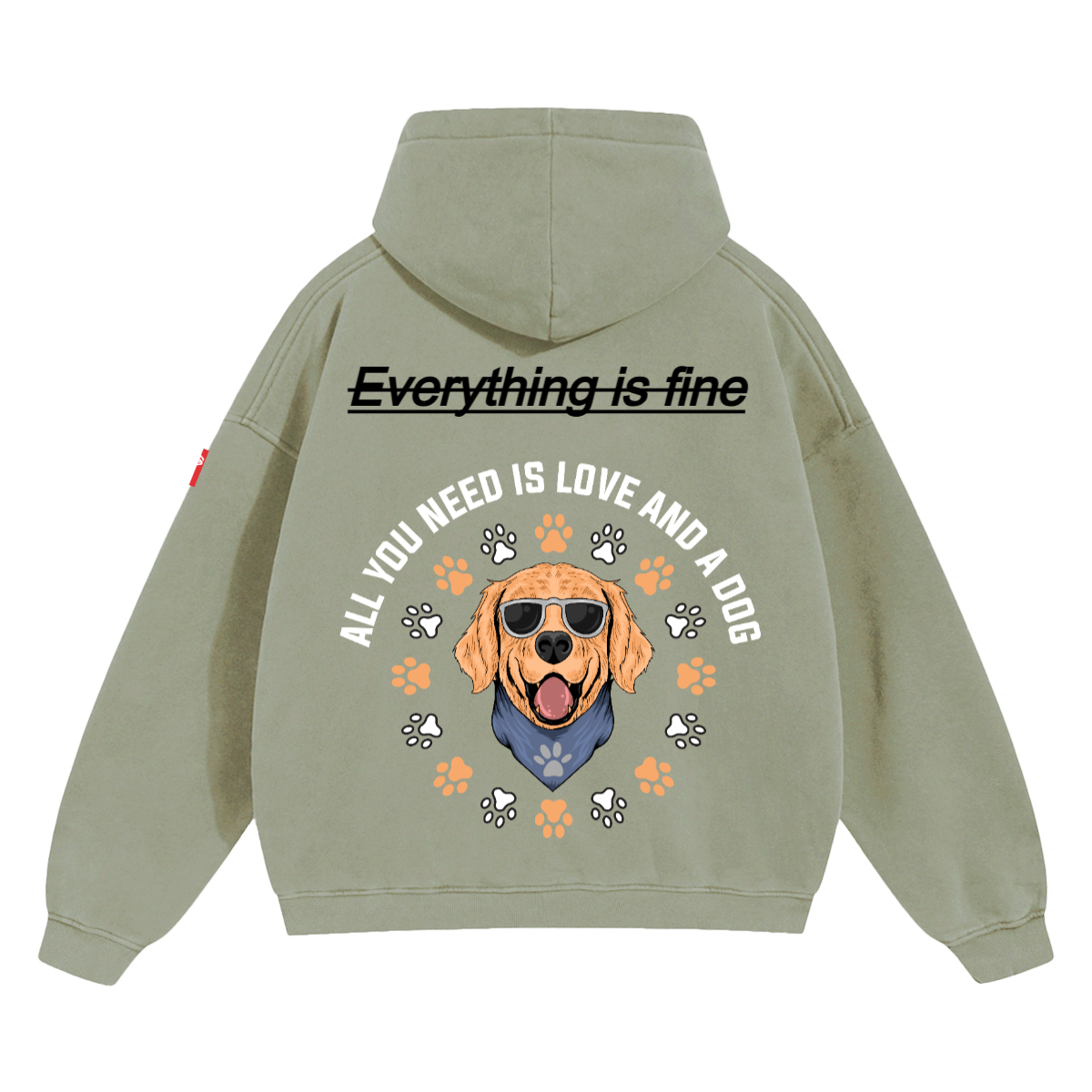 Unisex Cropped Drop Shoulder Heavyweight Oversized Hoodie(460GSM)