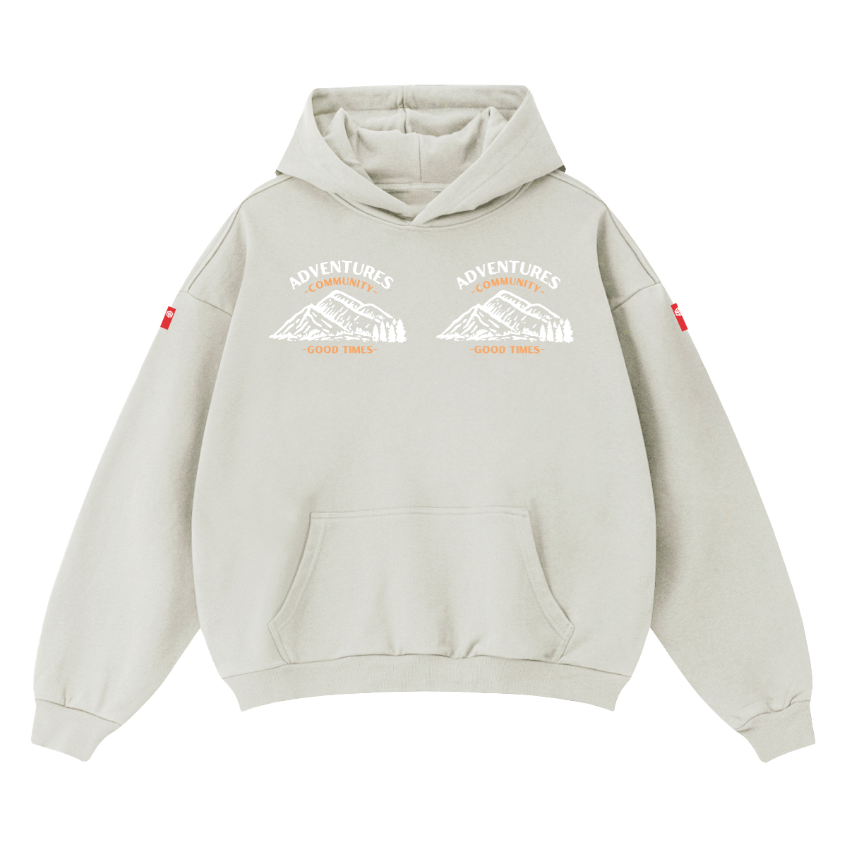 Unisex Cropped Drop Shoulder Heavyweight Oversized Hoodie(460GSM)